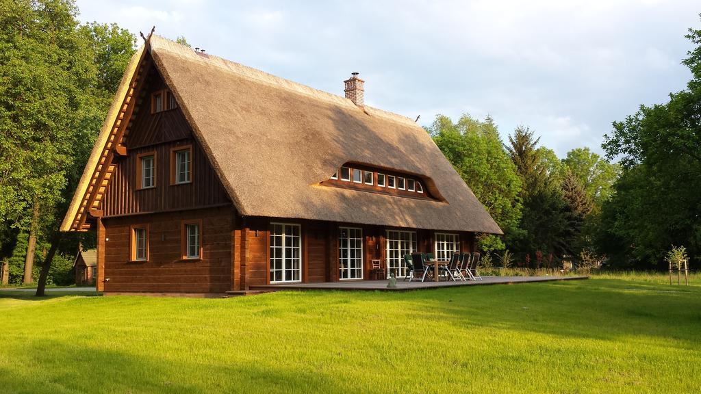 Exklusives Holzhaus Villa Burg  Luaran gambar