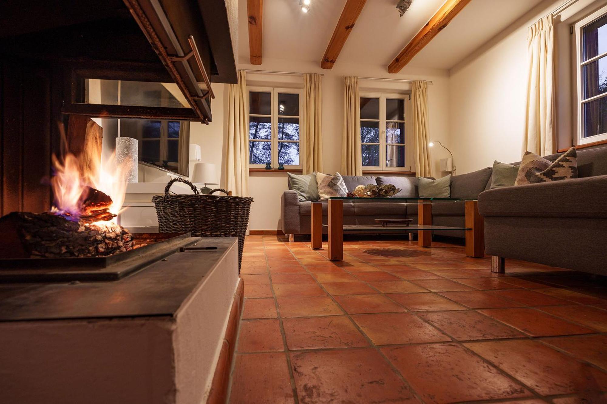 Exklusives Holzhaus Villa Burg  Luaran gambar