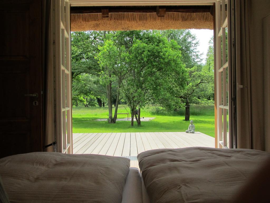 Exklusives Holzhaus Villa Burg  Bilik gambar